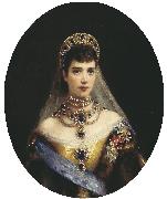 Konstantin Makovsky Portrait of Maria Fyodorovna oil painting on canvas
